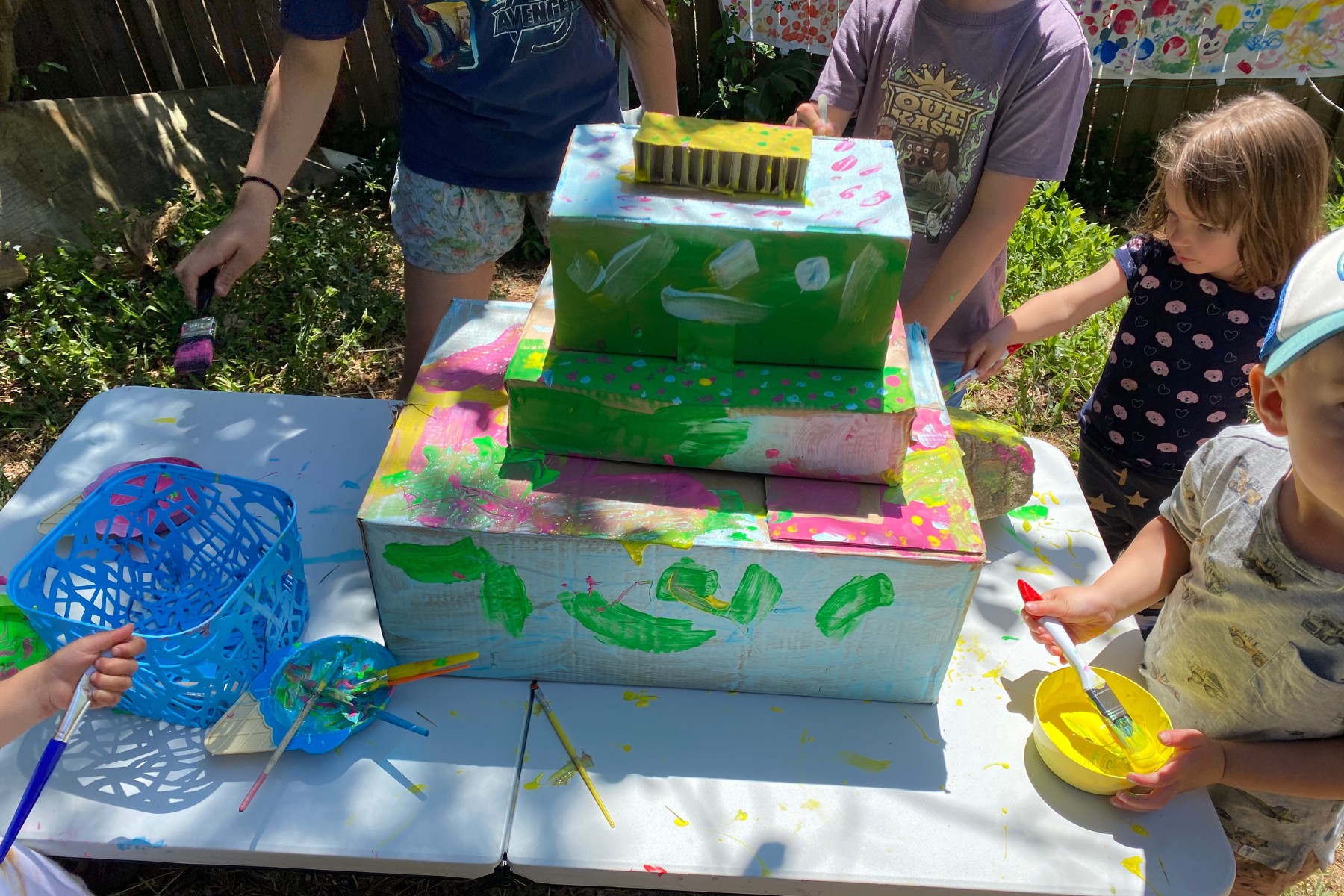 Painting party for "What Is It?" book launch