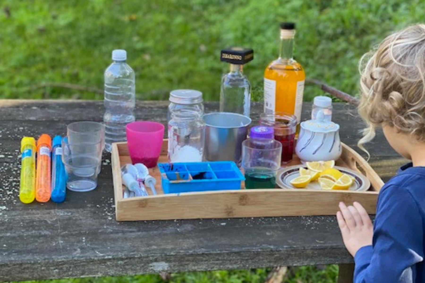 Potion station sensory play