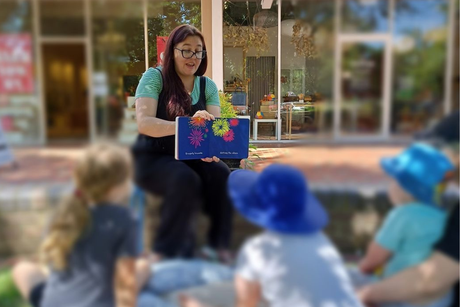 Reading "What Is It?" at Book Cow bookshop in Canberra