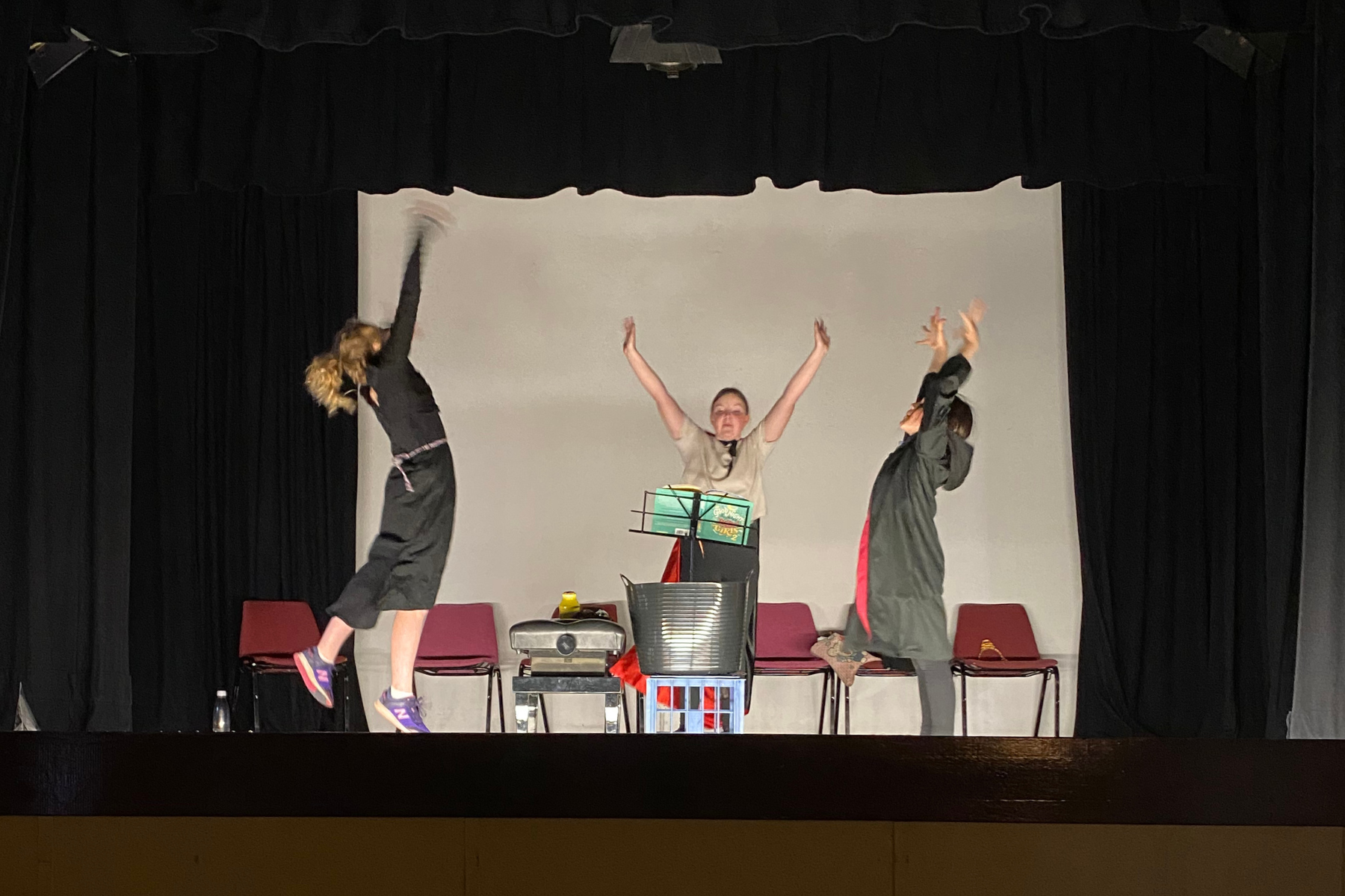 Page to Stage drama performance of MacBeth's witches