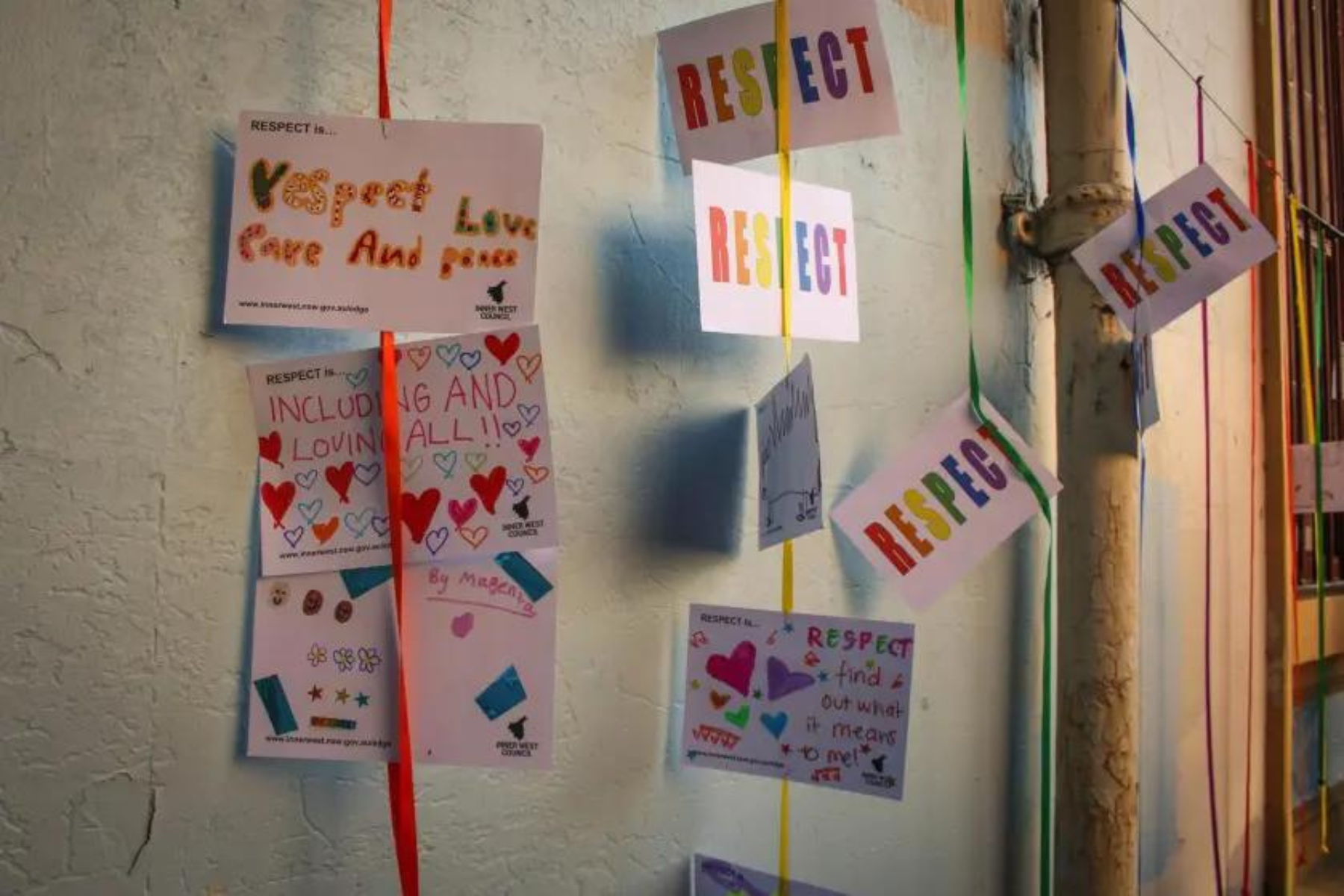 Kids art project for Inner West Council's Pride Seat launch event