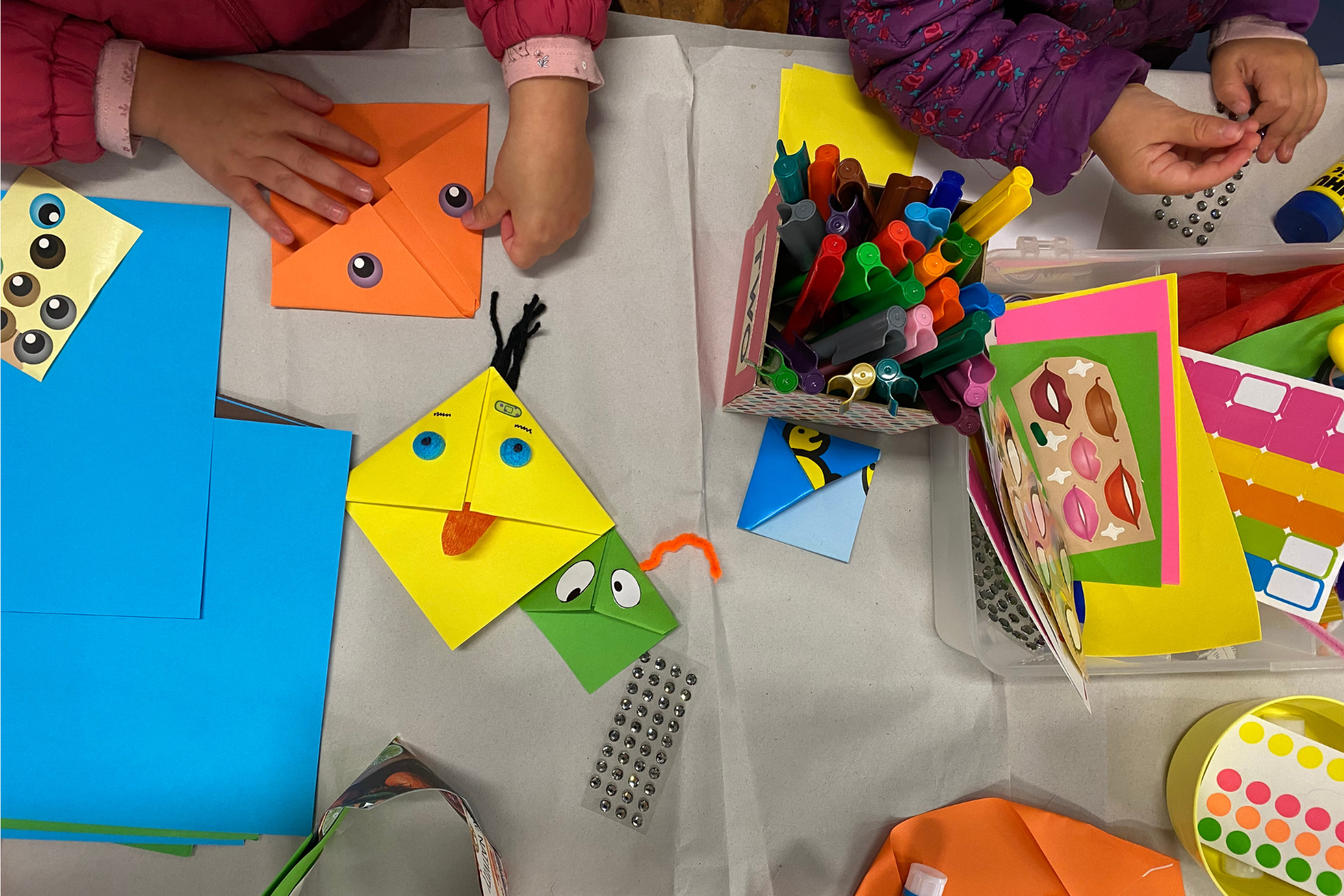 Bookmark activity for Opening event for Good Earth Bookshop